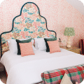Bedroom furnishings in Dewars Hotel