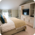 Bedroom at Dewars Hotel