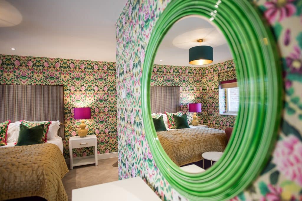 Bedroom mirror Dewars Hotel