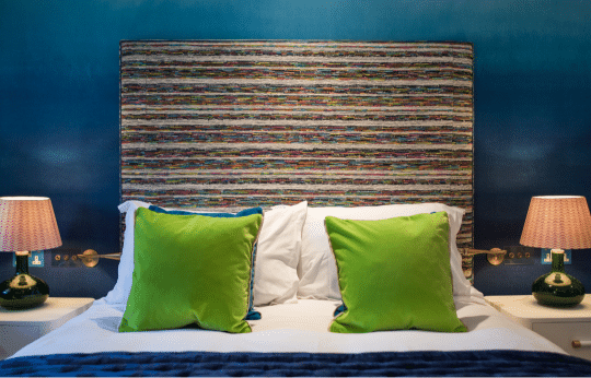 Luxury Bedroom for Short Stay Breaks at Dewars Hotel and Restaurant