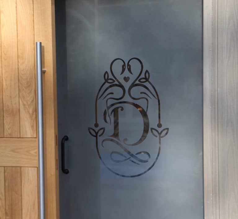 Sauna Door at Dewars Hotel - Located near Malton, York